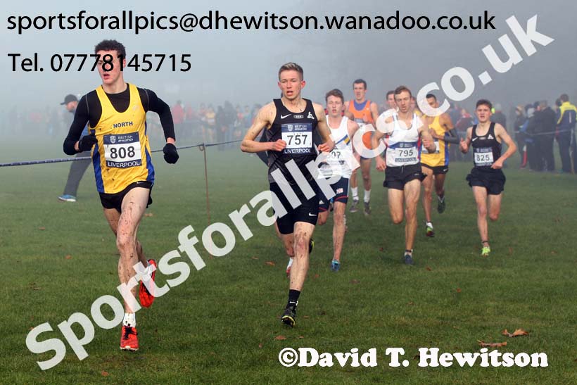 Junior men, European Cross Country Trials, Sefton Park, Liverpool. Photo: David T. Hewitson/Sports for All Pics
